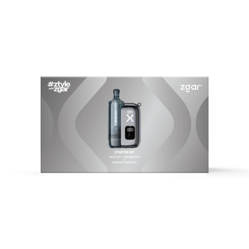 Zgar Glo -X Starter Kit - Sapphire Noir - Cola Mtengenezaji